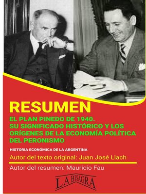 cover image of Resumen de El Plan Pinedo de 1940